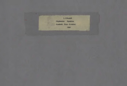 ﻿معادلات دیوفانتین