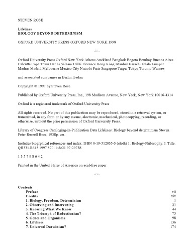 Liflines - زیست شناسی فراتر از تعیین کننده [طرح ضعیف