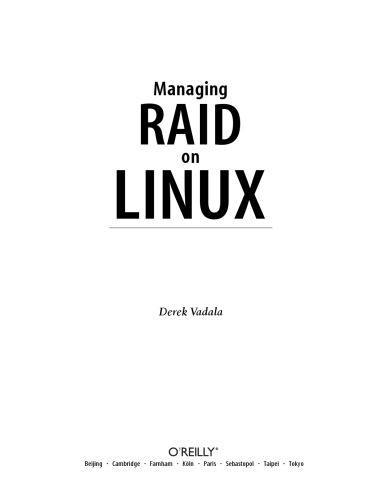 مدیریت RAID در لینوکس