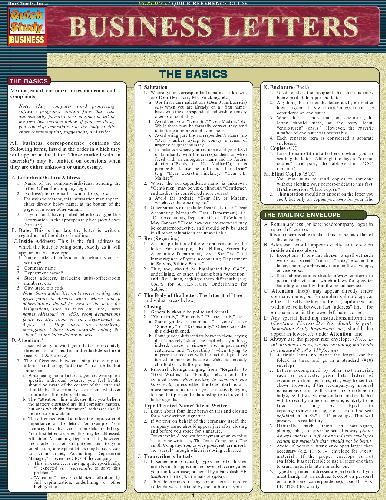 ﻿BarCharts QuickStudy Business Letters