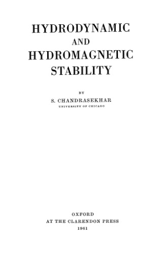 ﻿پایداری هیدرودینامیکی و هیدرومغناطیسی