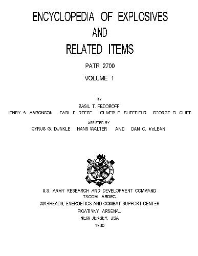 دایره المعارف مواد منفجره و مرتبط