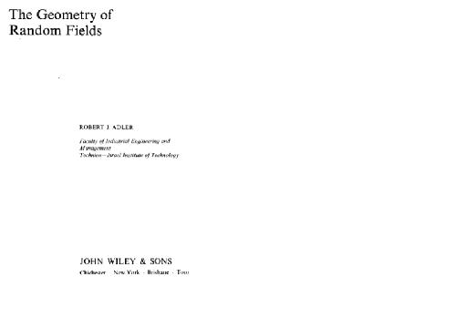 هندسه زمینه های تصادفی