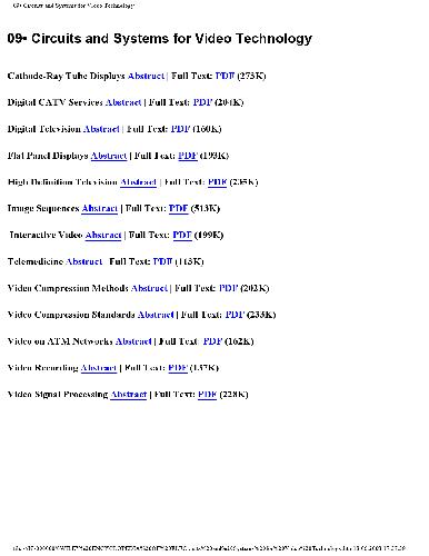 09. مدارها و سیستم های فناوری ویدیو