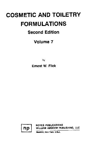 ﻿فرمولاسیون لوازم آرایشی و بهداشتی