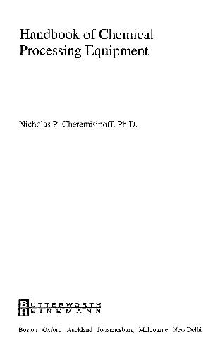 ﻿کتاب راهنمای تجهیزات پردازش شیمیایی