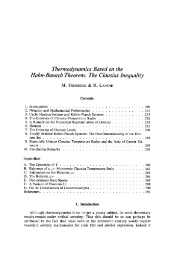 ﻿ترمودینامیک بر اساس قضیه هان-باناخ