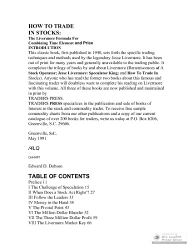 ﻿نحوه معامله در سهام فرمول لیورمور برای ترکیب عنصر زمان و قیمت