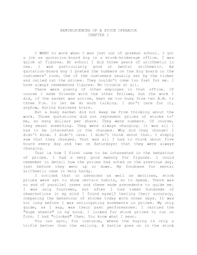 ﻿خاطرات یک اپراتور سهام