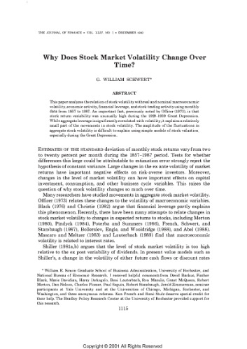 ﻿چرا نوسانات بازار سهام در طول زمان تغییر می کند[q]