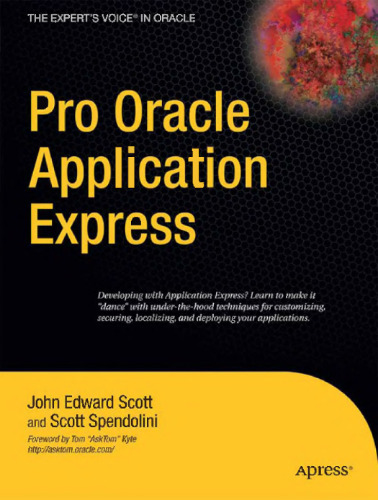 ﻿Pro Oracle Application Express