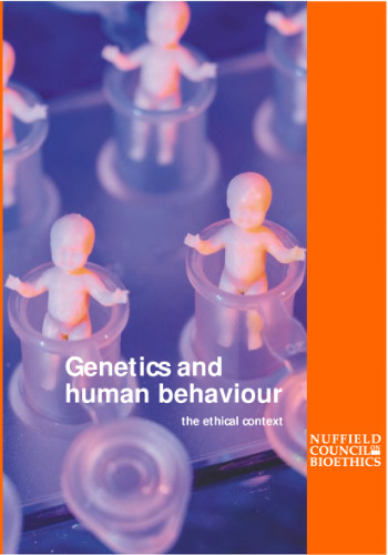 ﻿ژنتیک و رفتار انسانی زمینه اخلاقی