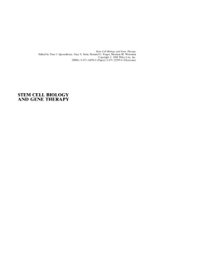 بیولوژی سلول های بنیادی و ژن درمانی