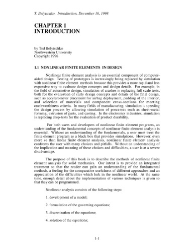 ﻿المان های محدود برای پیوسته ها و سازه های غیرخطی