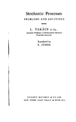 فرایندهای تصادفی: مشکلات و راه حل ها