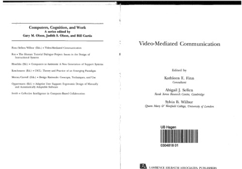 ارتباط واسطه ویدیویی (رایانه ها ، شناخت و کار)