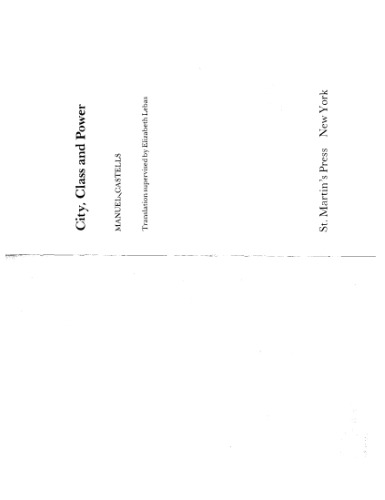 شهر ، کلاس و قدرت