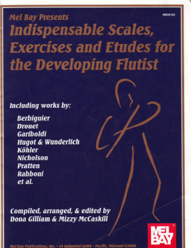 ﻿ترازوها، تمرینات و اتودهای ضروری مل بی برای نوازندگان فلوت در حال توسعه