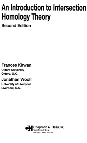 مقدمه ای بر تئوری هومولوژی تقاطع ، چاپ دوم