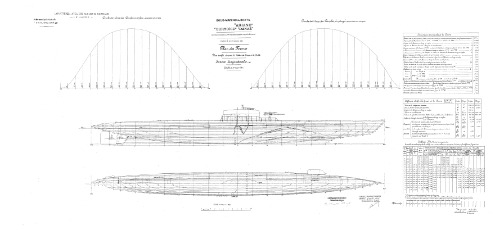 Чертежи кораблей французского флота ARIANE 1925