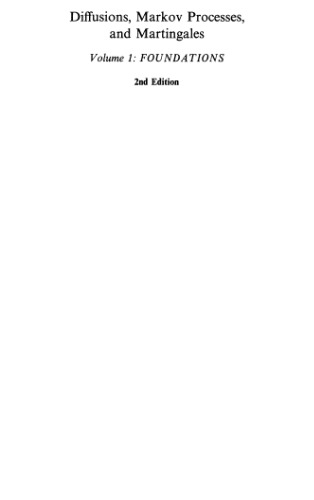 اشباع، فرآیندهای مارکوف و مارتینگالز: دوره 1، مبانی