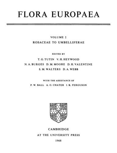 Flora Europaea، Vol. 2: Rosaceae به Umbelliferae