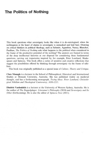 ﻿سیاست هیچ چیز: در مورد حاکمیت