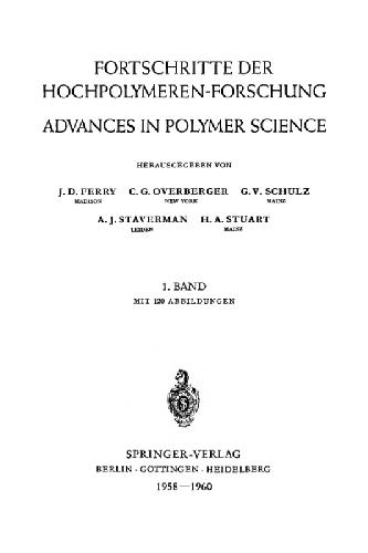 ﻿Fortschritte Der Hochpolymeren-Forschung