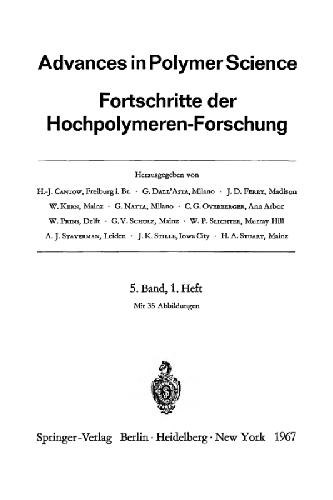 ﻿Fortschritte Der Hochpolymeren-Forschung