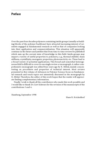 ﻿پیشرفت در شیمی پلی آمید II