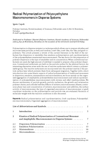 پلی الکترولیت های پلیمریزاسیون رادیکال