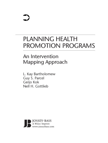 ﻿برنامه ریزی برنامه های ارتقای سلامت: رویکرد نقشه برداری مداخله ای