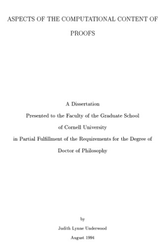 ﻿جنبه های محتوای محاسباتی برهان ها