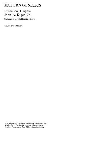 ﻿ژنتیک مدرن در 3 جلد