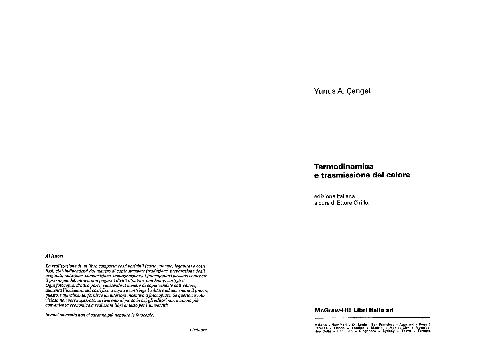 ﻿Termodinamica e transmissione del calore