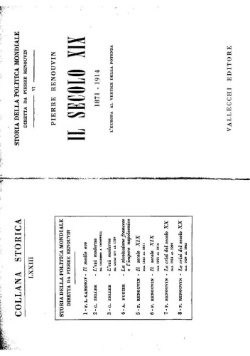 تاریخ سیاست جهانی. 6 ، قرن نوزدهم: از 1871 تا 1914. آپوئیه اروپا