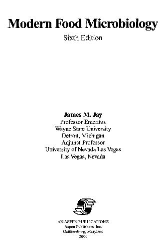 میکروبیولوژی مواد غذایی مدرن