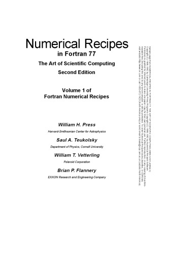 دستور العمل های عددی در Fortran 77