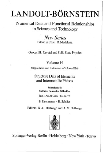 ﻿سولفیدها، سلنیدها، تلوریدها (قسمت 1)