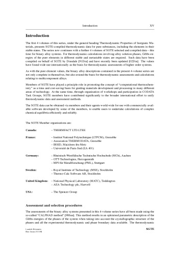 ﻿سیستم های باینری بخش 2: عناصر و سیستم‌های دودویی از B – C تا Cr – Zr: نمودارهای فاز، داده‌های انتقال فاز، مقادیر انتگرال و جزئی آلیاژها