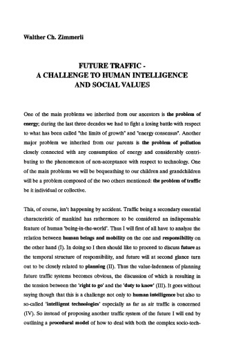 ﻿فن آوری های پیشرفته برای مدیریت جریان ترافیک هوایی: مجموعه مقالات سمینار بین المللی سازماندهی شده توسط Deutsche Forschungsanstalt für Luft- und Raumfahrt (DLR) بن، آلمان، آوریل 1994