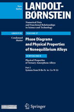 خواص فیزیکی آلیاژهای طوفان آسفالت. قسمت 2: سیستم های B-Be-Fe به Co-W-Zr