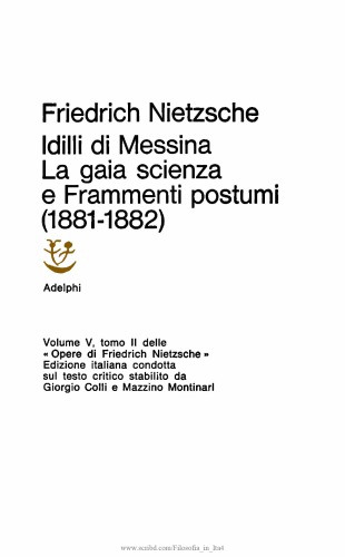 ﻿Idylls of Messina - علم همجنسگرایان - قطعات پس از مرگ (1881-1882)