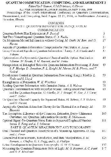 ﻿ارتباطات کوانتومی، محاسبات و اندازه گیری