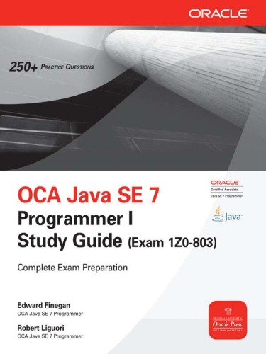 ﻿راهنمای مطالعه I OCA Java SE 7 Programmer I (آزمون 1Z0-803)