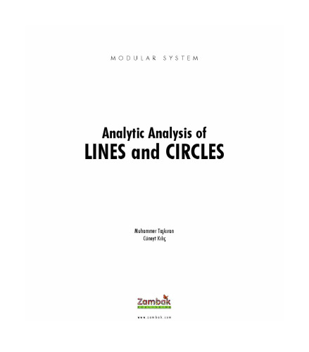 ﻿تحلیل تحلیلی خطوط و دایره ها (زمبک)