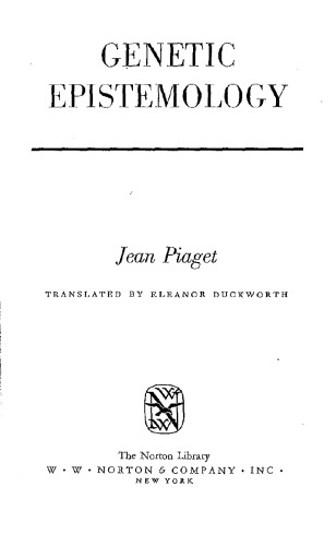 ﻿معرفت شناسی ژنتیک