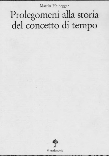 Prolegomena به تاریخ مفهوم زمان