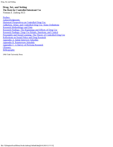 ﻿دارو، مجموعه و تنظیم: مبنایی برای استفاده کنترل شده از مسکرات