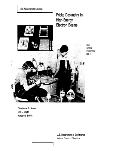 ﻿خدمات اندازه گیری NBS: دزیمتری فریک در پرتوهای الکترونی پرانرژی